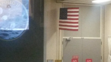 This flag went to the moon!